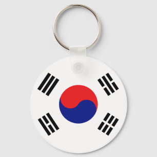 Korean Republic flag of South Korea Tees and gifts Keychain