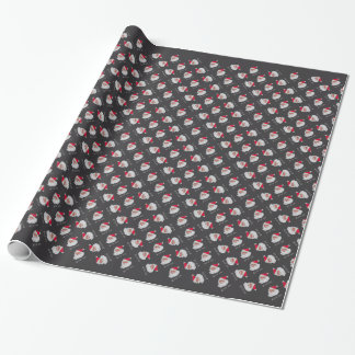 Korean Santa Wrapping Paper