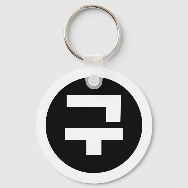 Korean Sino Number 9 Nine 구 【Gu】 Hangul Keychain (Front)