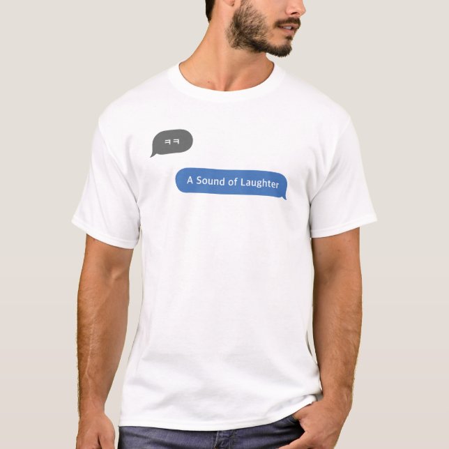 Korean Slang ㅋㅋ - A Sound of Laughter T-Shirt (Front)
