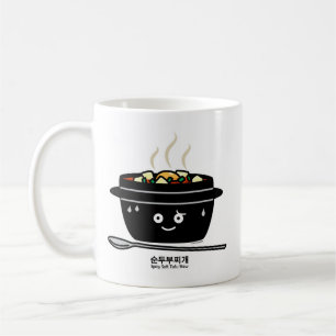 Korean Spicy soft Tofu Stew soup jjigae hot egg Coffee Mug