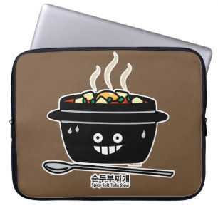 Korean Spicy soft Tofu Stew soup Sundubu jjigae Laptop Sleeve