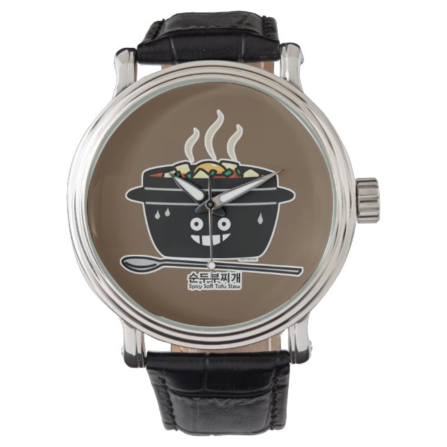 Korean Spicy soft Tofu Stew soup Sundubu jjigae Watch (Front)
