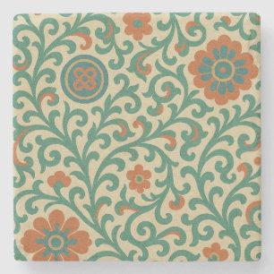 Korean Style Pattern Coaster Hanok-Inspired Gift