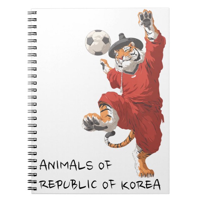 Korean Tiger Striker in Gat Notebook (Front)