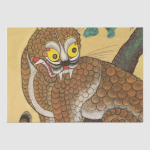Korean Ugly Tiger Folk Minhwa Tissue Paper