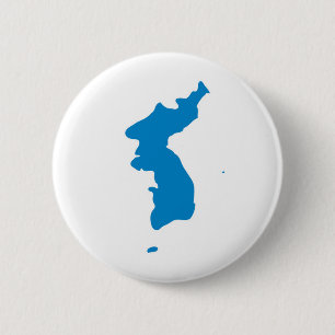 Korean Unification Communist Socialist Flag 2 Inch Round Button