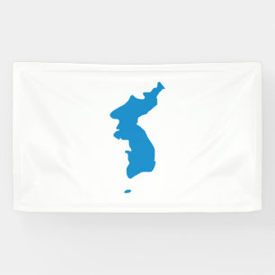 Korean Unification Flag Banner