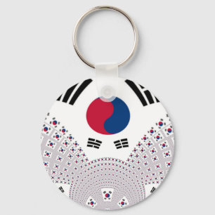 Korean Vibes: A Message of Peace Keychain