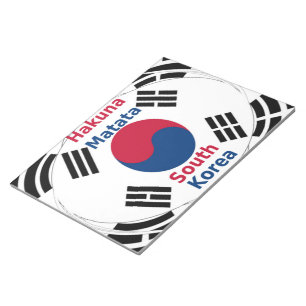 Korean Vibes: A Message of Peace Notepad