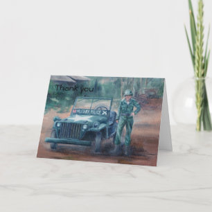 Korean War Hero Thank You Card