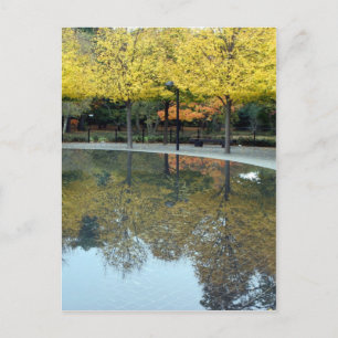 Korean War Memorial in Fall Postcard