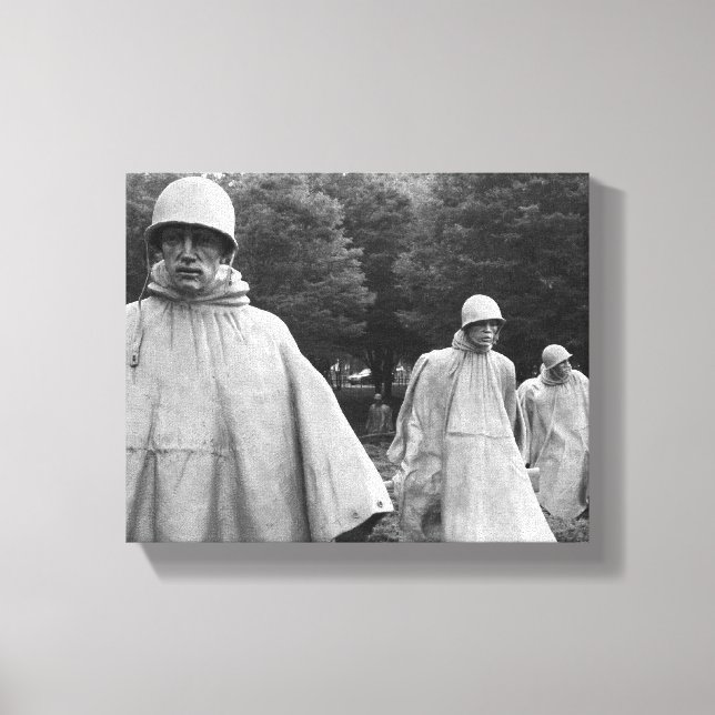 Korean War Memorial Stretched Canvas Print (Front)