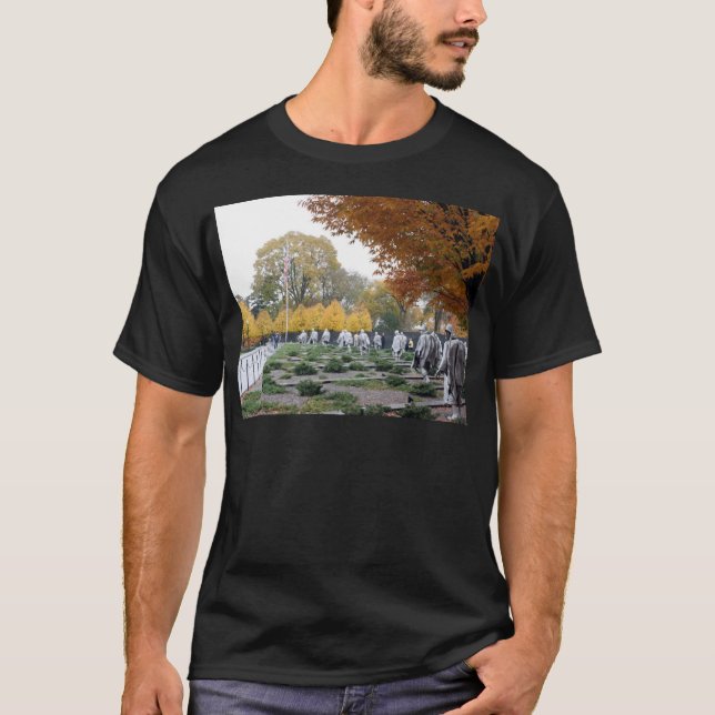 Korean War Memorial veterans T-Shirt (Front)