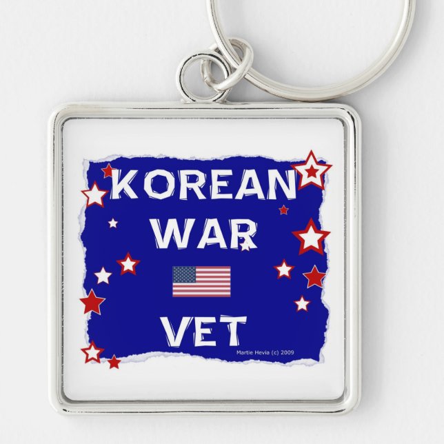 Korean War Vet Keychain (Front)