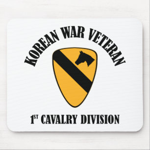 Korean War Veteran - 1st Cav Mouse Pad