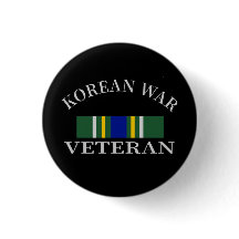 Korean War Veteran Button