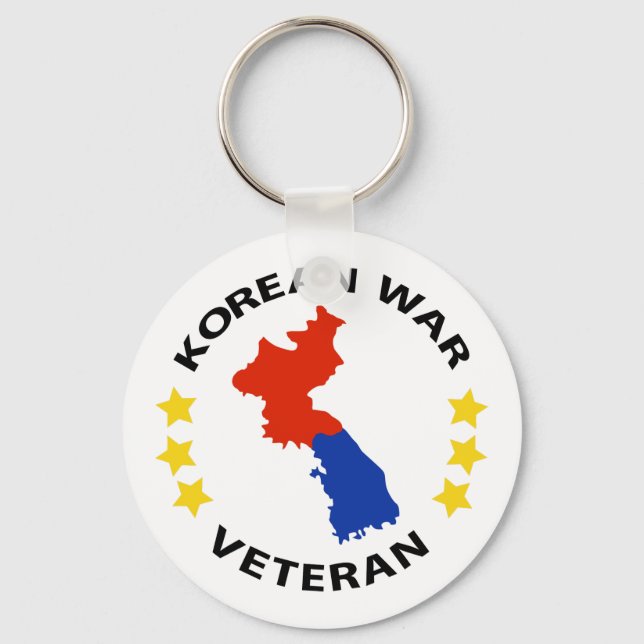 Korean War Veteran Keychain (Front)