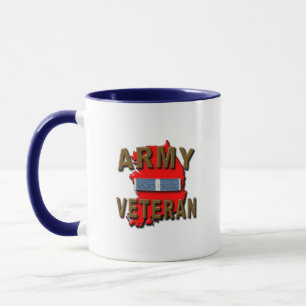 Korean+War Veteran Service Ribbon, ARMY Mug