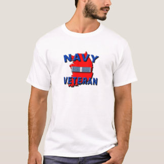 Korean War Veteran Service Ribbon, NAVY T-Shirt
