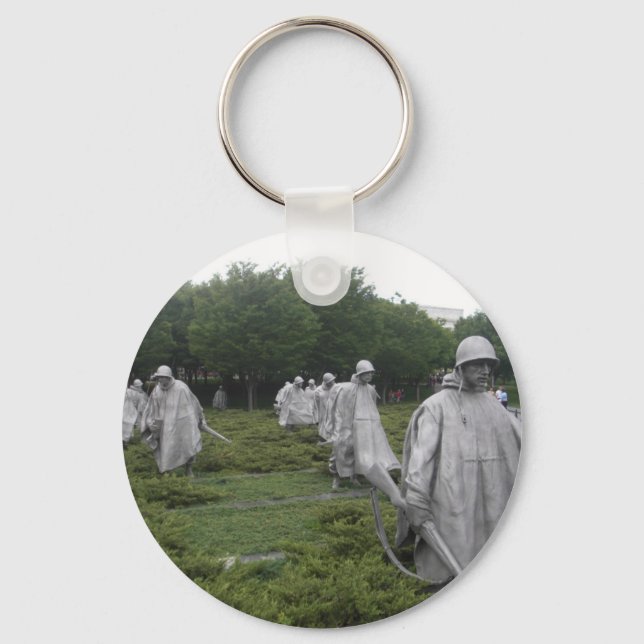 Korean War Veteran's Memorial Keychain (Front)