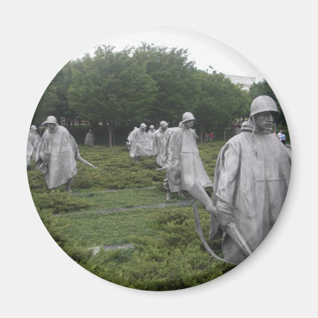 Korean War Veteran's Memorial Magnet (Front)