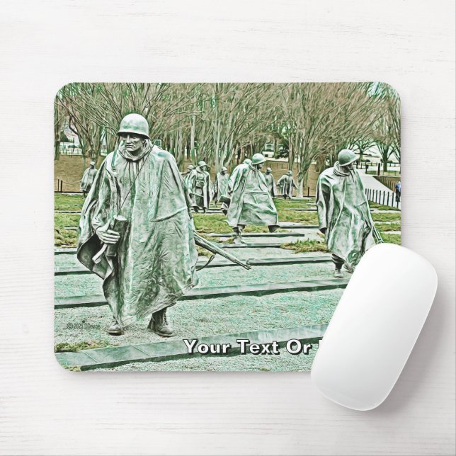 Korean War Veterans Memorial Mouse Pad (With Mouse)
