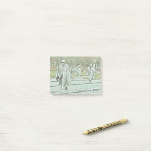 Korean War Veterans Memorial Post-it Notes