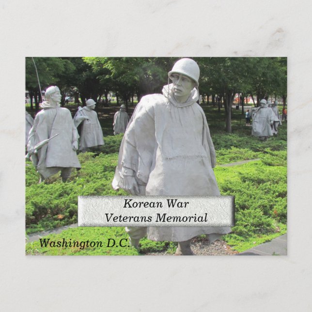 Korean War Veterans Memorial - postcard (Front)