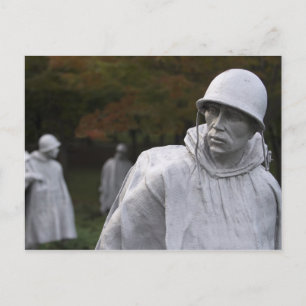 Korean War Veterans Memorial Postcard