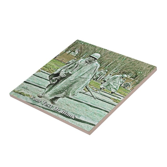 Korean War Veterans Memorial Tile (Side)