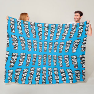 Korean with melody twist : "룰루랄라"(lulu lala) fleece blanket