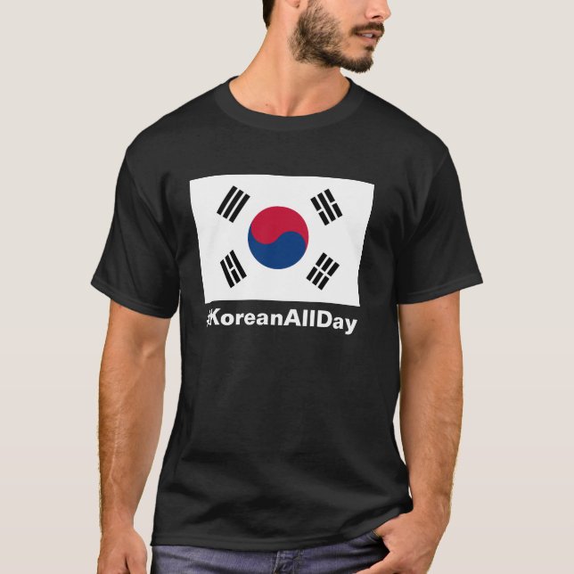 #KOREANALLDAY Korean Pride T-Shirt (Front)
