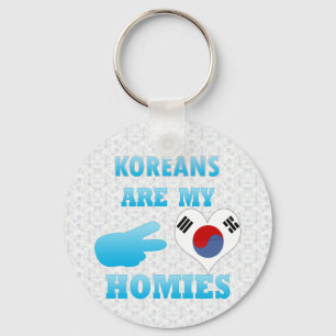 Koreans are my Homies Keychain