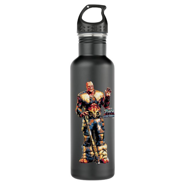 Korg Stylized Character Graphic 710 Ml Water Bottle (Front)
