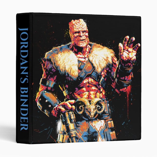 Korg Stylized Character Graphic Binder (Front/Spine)