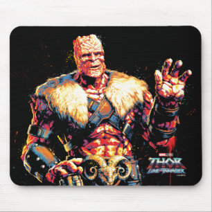 Korg Stylized Character Graphic Mouse Pad