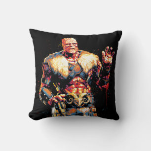 Korg Stylized Character Graphic Throw Pillow