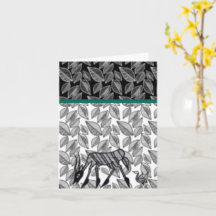 Korhogo-Inspired Greeting Card