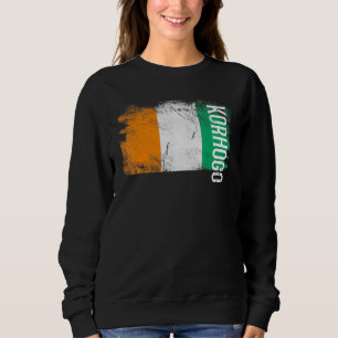Korhogo Ivory Coast Flag For Ivorians Men Women Ki Sweatshirt