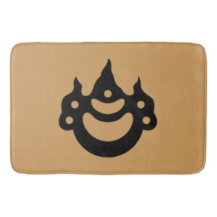 Korin-style jewel bath mat