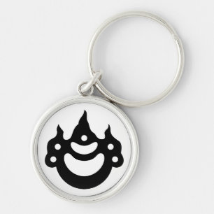 Korin-style jewel keychain