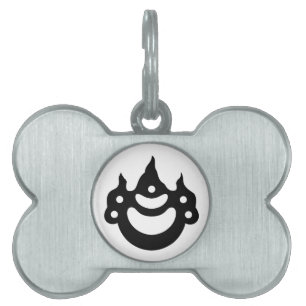 Korin-style jewel pet tag