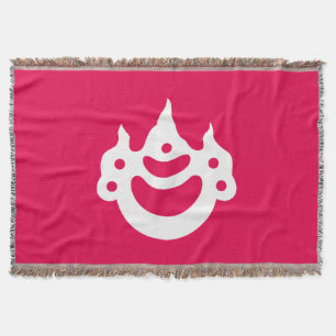 Korin-style jewel throw blanket