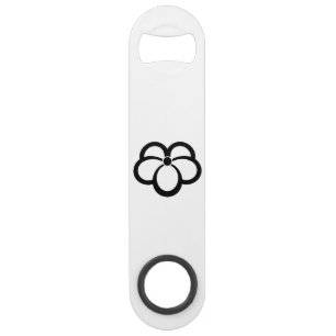 Korin-style shadowed ivy speed bottle opener