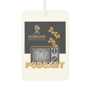 Korman Productions Deep Dive TV Podcast Air Freshener