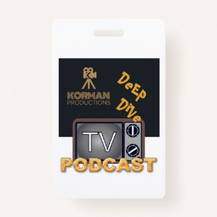 Korman Productions Deep Dive TV Podcast  Badge