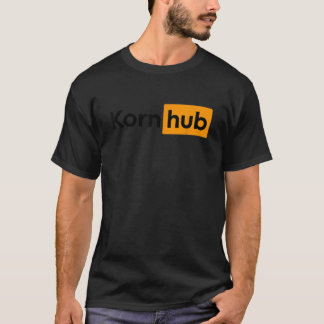 Korn Hub X Kornhub Born4korn Born For Korn Grain L T-Shirt