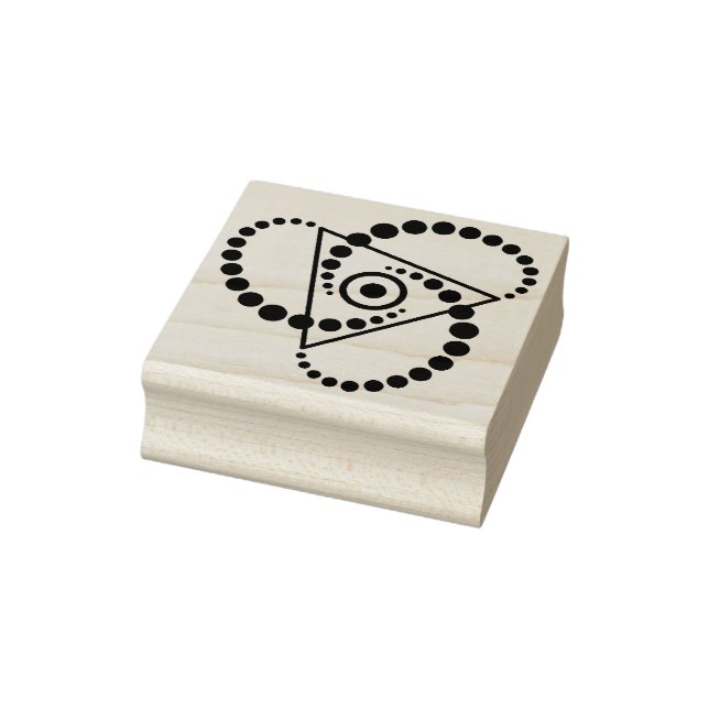 Kornkreis Piktogramm / crop circle pictogram VI Rubber Stamp (Stamp)