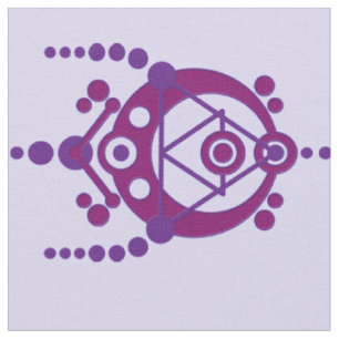Kornkreis Piktogramm / crop circle pictogram XI Fabric